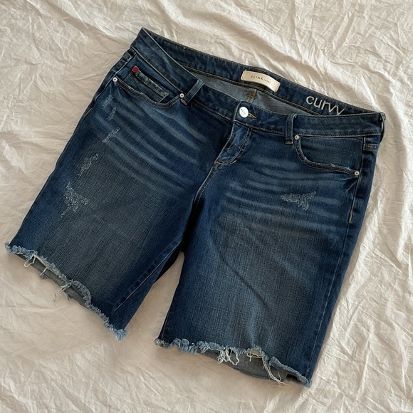 Slink Jeans Pants - Slink Shorts Jean Curvy Size 14